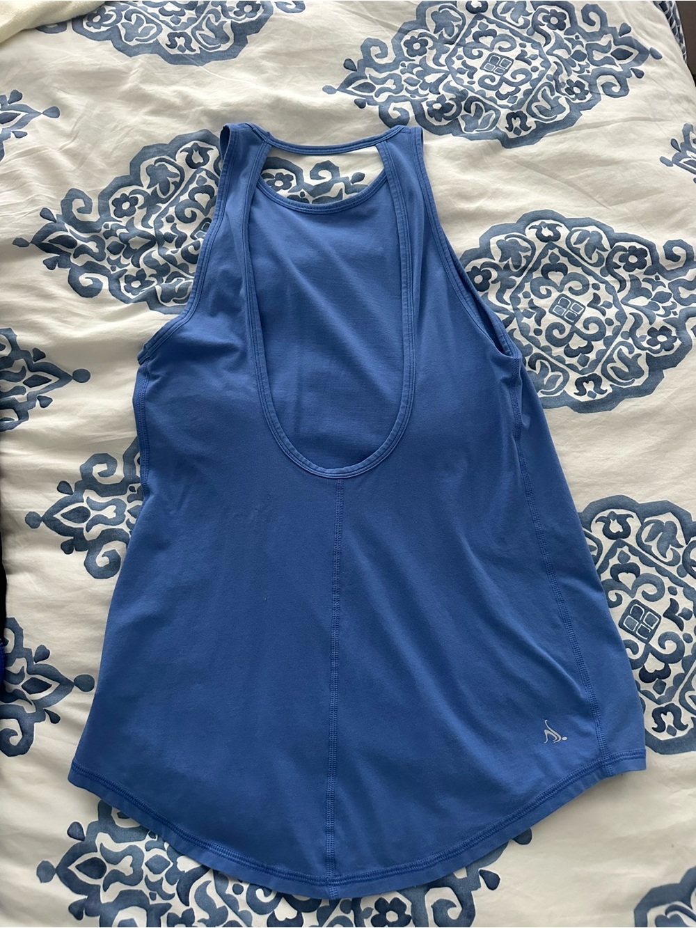 Nancy Rose Performance Royal Blue Racerback Tank - Picture 2 of 3